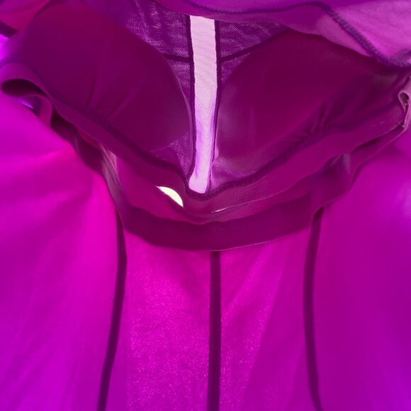Lululemon Purple Racerback Tank Top with Built-In Bra | Power Y Style | Size 6 - Picture 3 of 5